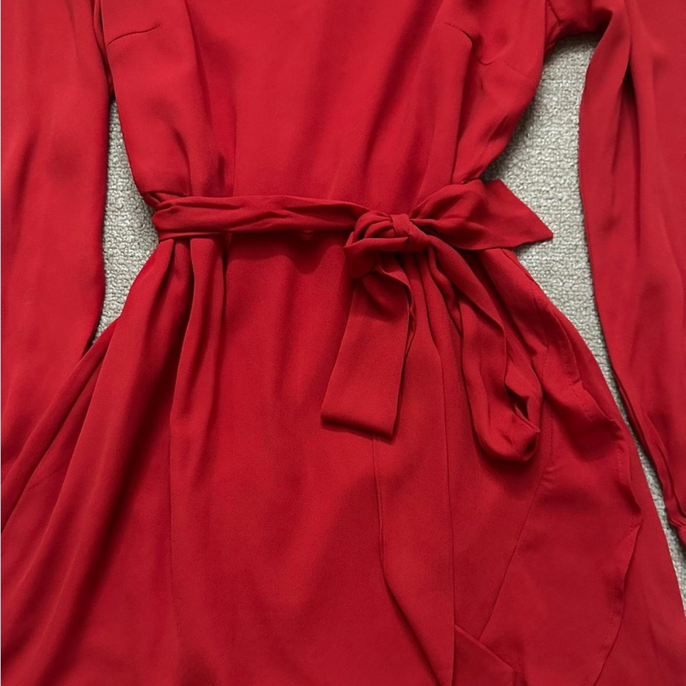 fitted lace wedding dress Dress Casual Maxi By Loft In Red, Size: 10